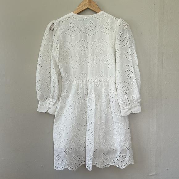 OPT white eyelet minidress small - Picture 6 of 8